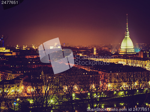 Image of Retro look Turin view