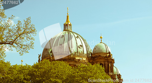 Image of Retro looking Berliner Dom