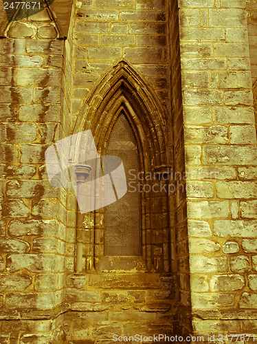 Image of Retro look Glasgow cathedral