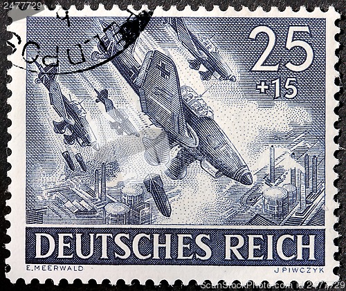 Image of German Bomber Stamp