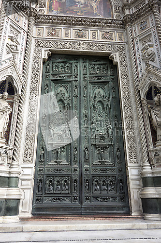 Image of Old Door of Basilica of Santa Maria del Fiore, Florence