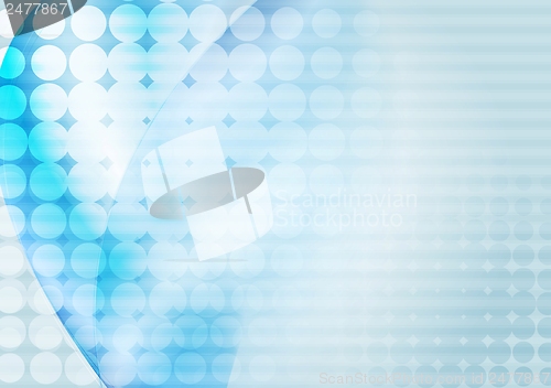 Image of Bright blue abstract vector illustration