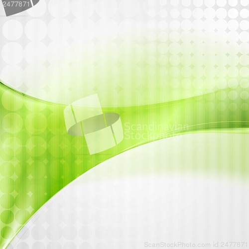 Image of Wavy tech abstract vector backdrop