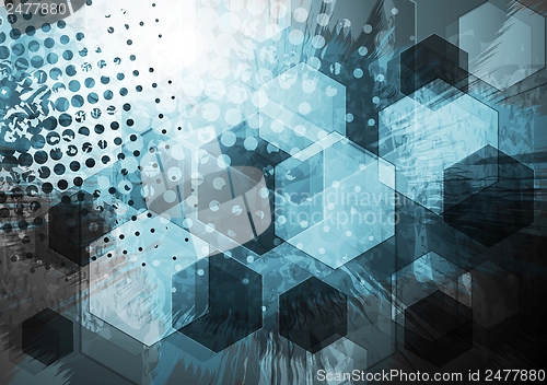 Image of Abstract grunge technology design