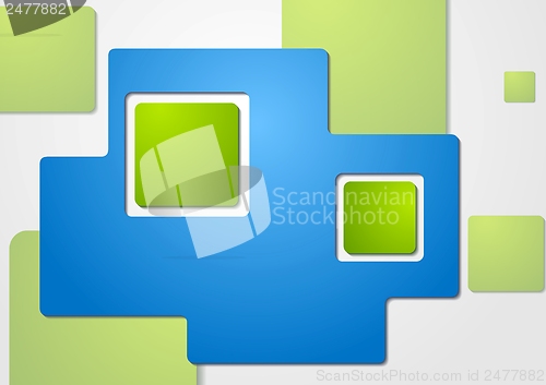 Image of Modern infographic vector background