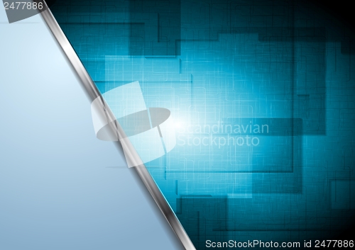 Image of Bright abstract hi-tech vector design