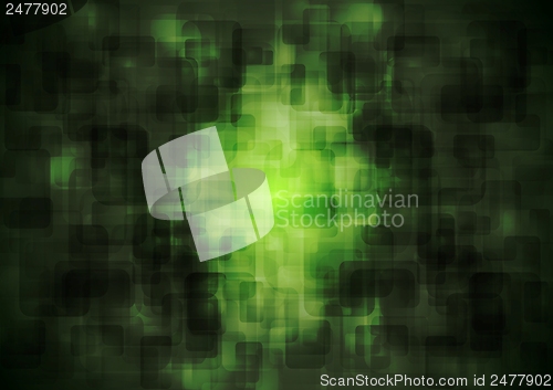 Image of Dark green vector geometrical background