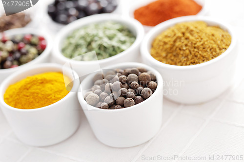 Image of lots of spices