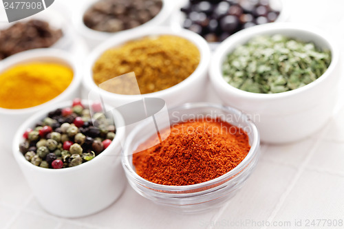 Image of lots of spices