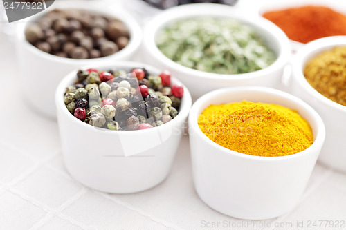 Image of lots of spices