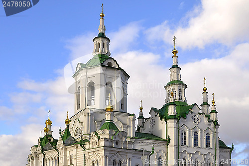 Image of Spassky church in Tyumen.