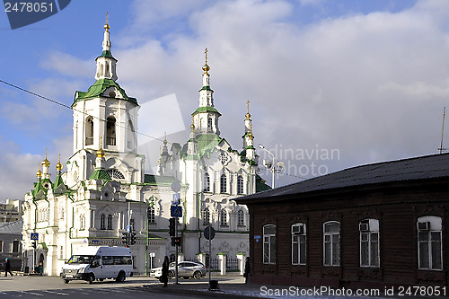 Image of Spassky church in Tyumen.