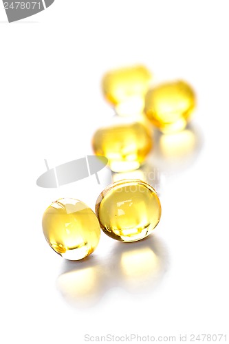 Image of yellow gelatin pills