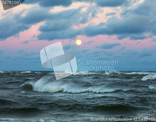 Image of Stormy sea