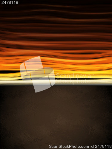 Image of Hot Colors Stripes Background with Black Frame