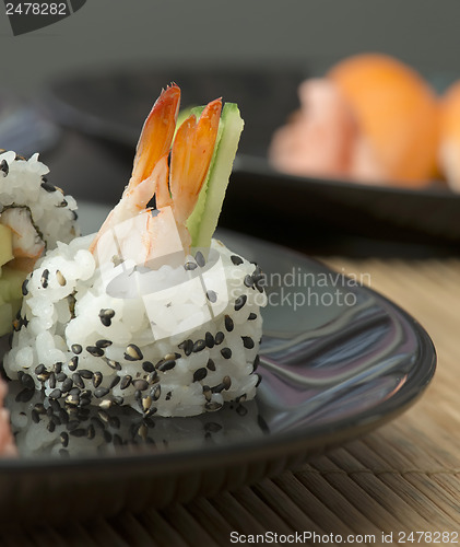 Image of Sushi in restaurant