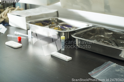 Image of Veterinary Blood test.