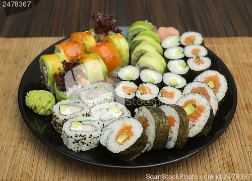 Image of Sushi in restaurant