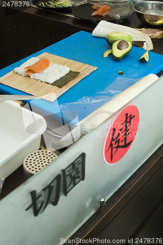 Image of Making sushi