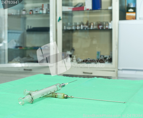 Image of Glass syringe