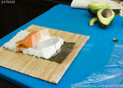 Image of Making sushi