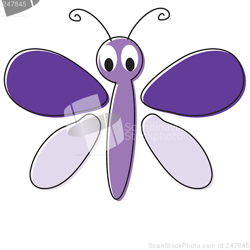 Image of Cartoon Butterfly