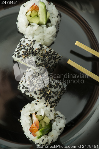 Image of Sushi in restaurant