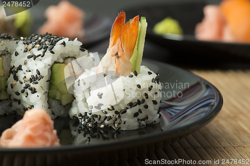 Image of Sushi in restaurant