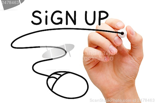 Image of Sign Up Concept