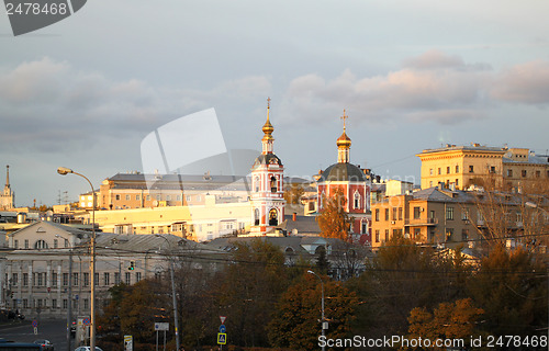 Image of View of the Church in the city of Moscow