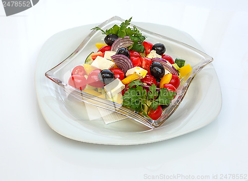 Image of salad of fresh vegetables