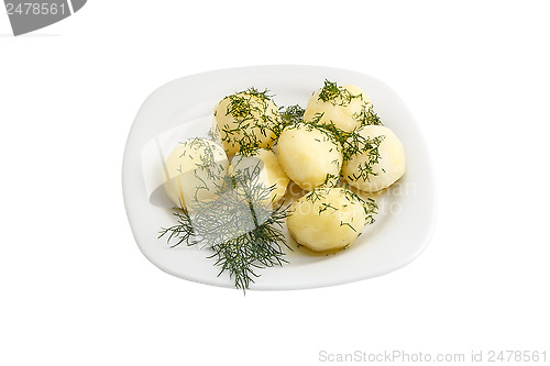 Image of boiled potatoes