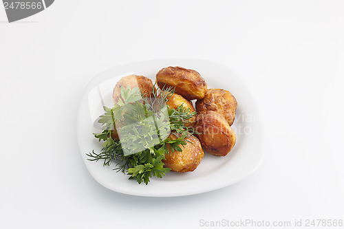 Image of Baked potatoes with dill