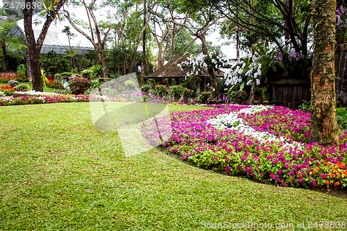 Image of Mae Fah Luang Garden,locate on Doi Tung, Chiangrai Province, Tha