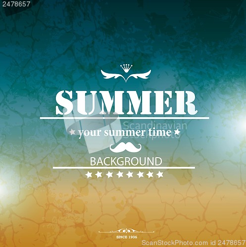Image of Summer holidays vector background.