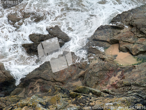 Image of rocky coast detail