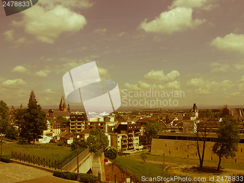 Image of Retro looking Mainz Germany