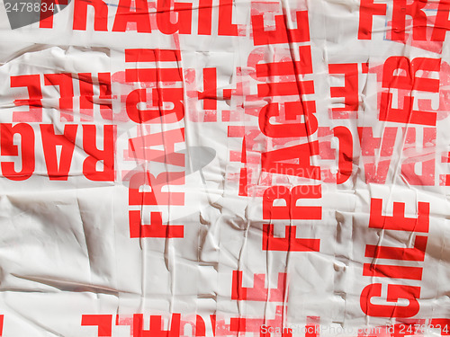 Image of Fragile packet parcel
