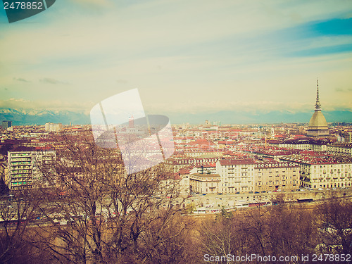 Image of Retro look Turin view