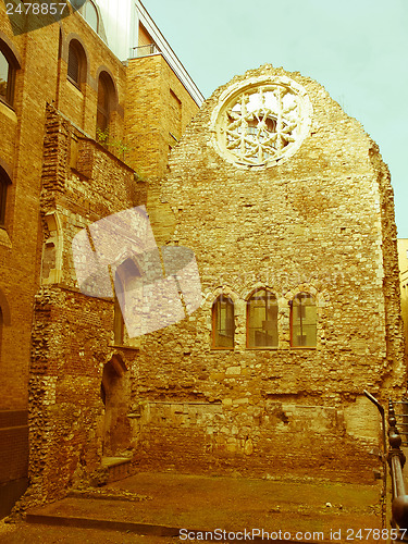 Image of Retro looking Winchester Palace, London
