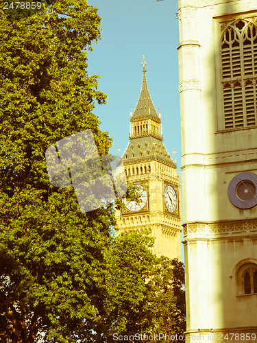 Image of Retro looking Big Ben