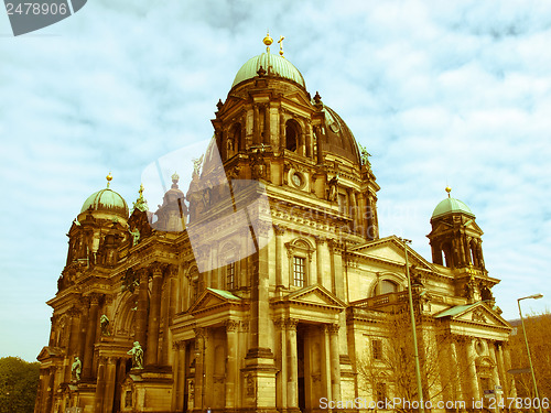 Image of Retro looking Berliner Dom