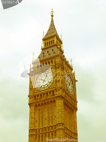 Image of Retro looking Big Ben