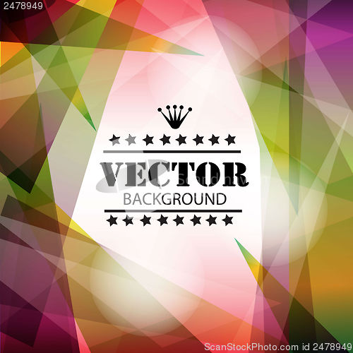 Image of Colorful abstract geometric background