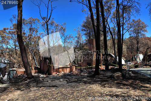 Image of After Bushfires homes razed