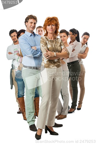 Image of happy people business team group together 