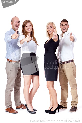 Image of happy people business team group together 