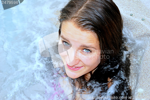 Image of Hot tub beauty.