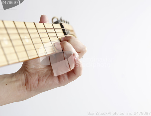 Image of Playing the guitar