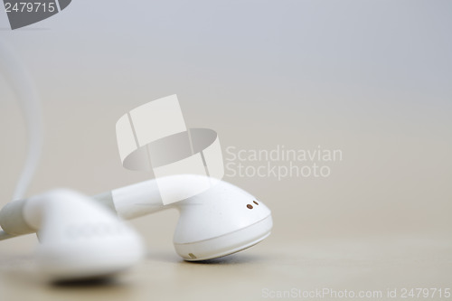 Image of Modern earphones